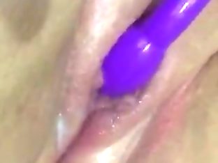 Purple toy makes me squirt
